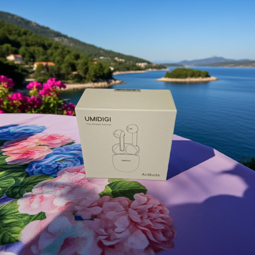 UMIDIGI AirBuds – Kabellose Bluetooth Kopfhörer mit ENC Noise Cancelling, IPX5, 20h Akku & 10mm Treiber