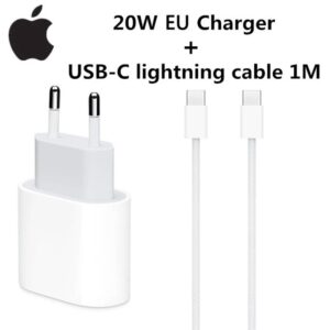 Apple Schnelllade-Set 20W – USB-C Netzteil + 60W USB-C Kabel (1 m) | Original Zubehör