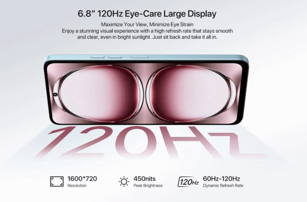 UMIDIGI Note 100 5G – 6.8" Android 14 Smartphone mit 16 GB RAM (8+8), 256 GB Speicher & 50MP Kamera - Image 7