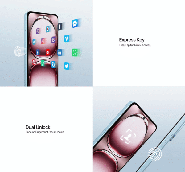 UMIDIGI Note 100 5G – 6.8" Android 14 Smartphone mit 16 GB RAM (8+8), 256 GB Speicher & 50MP Kamera - Image 11