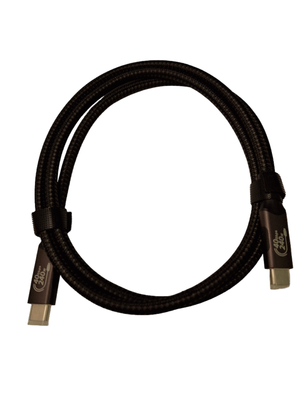 Thunderbolt 4 / USB4 Kabel – 40Gbps | 240W PD3.1 Schnellladen | 8K Video | 1m - Image 9
