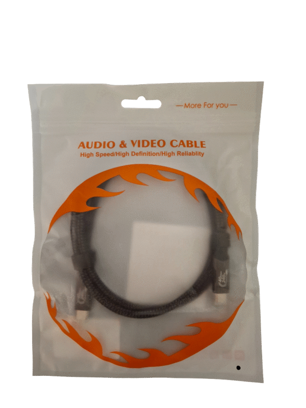 Thunderbolt 4 / USB4 Kabel – 40Gbps | 240W PD3.1 Schnellladen | 8K Video | 1m - Image 6