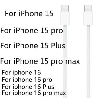 Apple USB‑C Ladekabel 60 W (1 m, geflochten) – Original Schnellladekabel