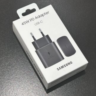 USB-C Schnellladegerät 45W – PD 3.0, CE-zertifiziert, EU-Stecker (schwarz)